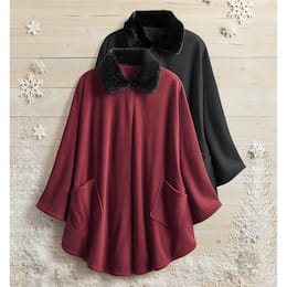 Classic Fleece Cape, , large